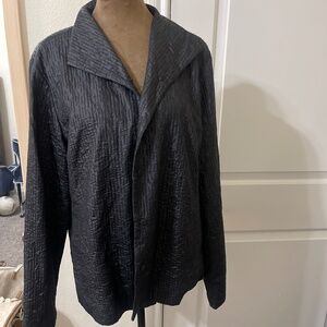 Eileen Fisher silk jacket